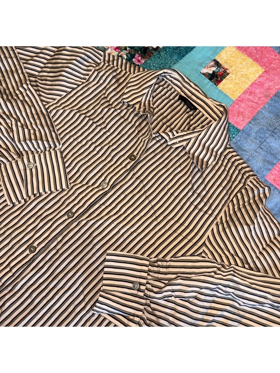 Zara Tops - ZARA Striped $45 Woman’s XS Dress or Casual Button-Up Shirt Flow XS